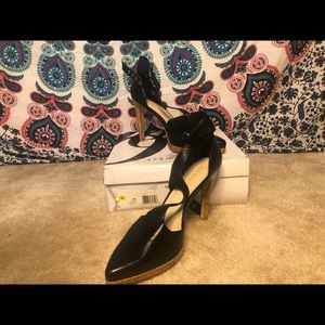 Nine West Black Platform Pumps